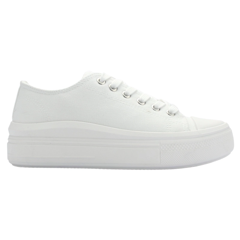 ZAPATILLAS MUJER CHALADA URBANAS BLANCO CLU-10 PLATAFORMA - 1