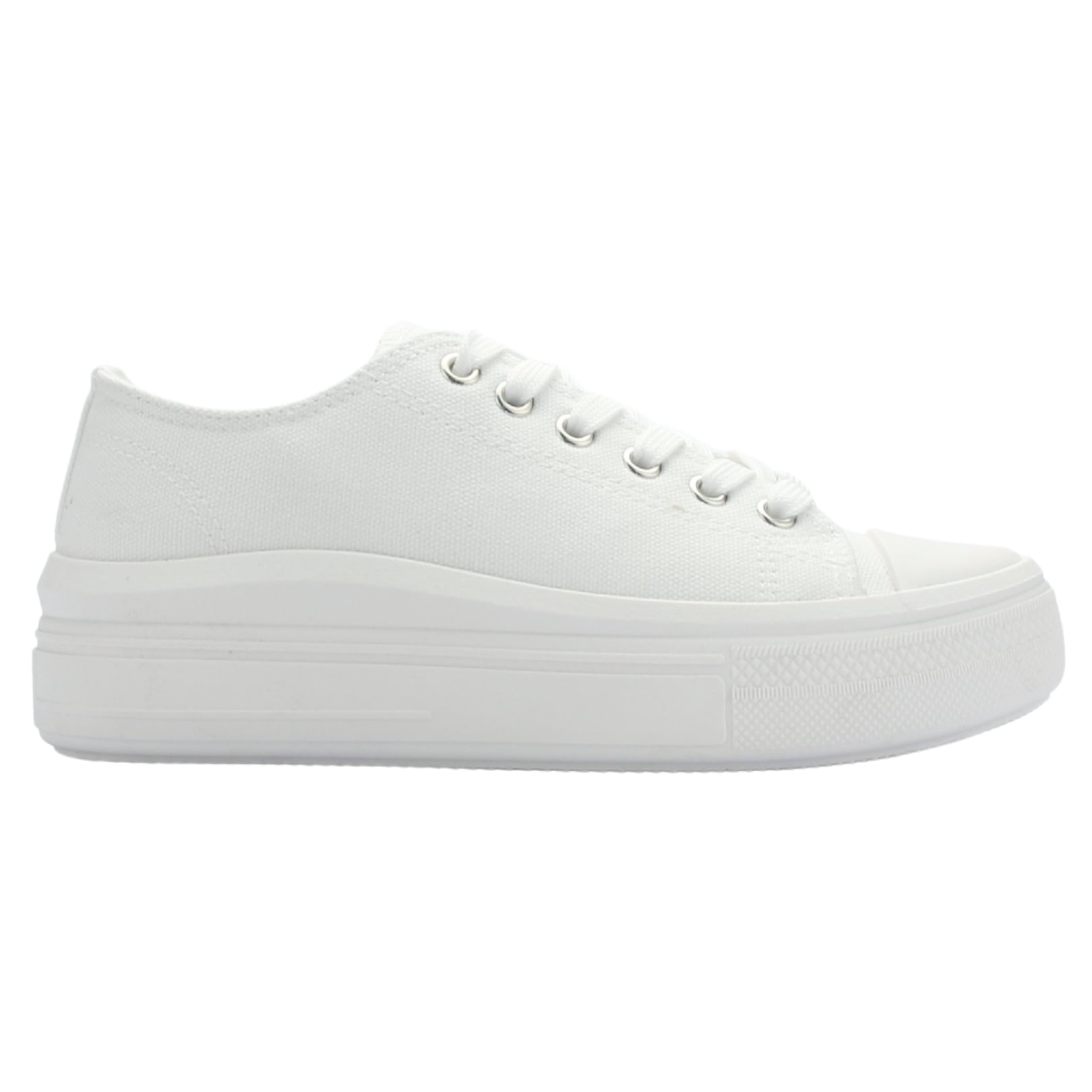 ZAPATILLAS MUJER CHALADA URBANAS BLANCO CLU-10 PLATAFORMA - 1