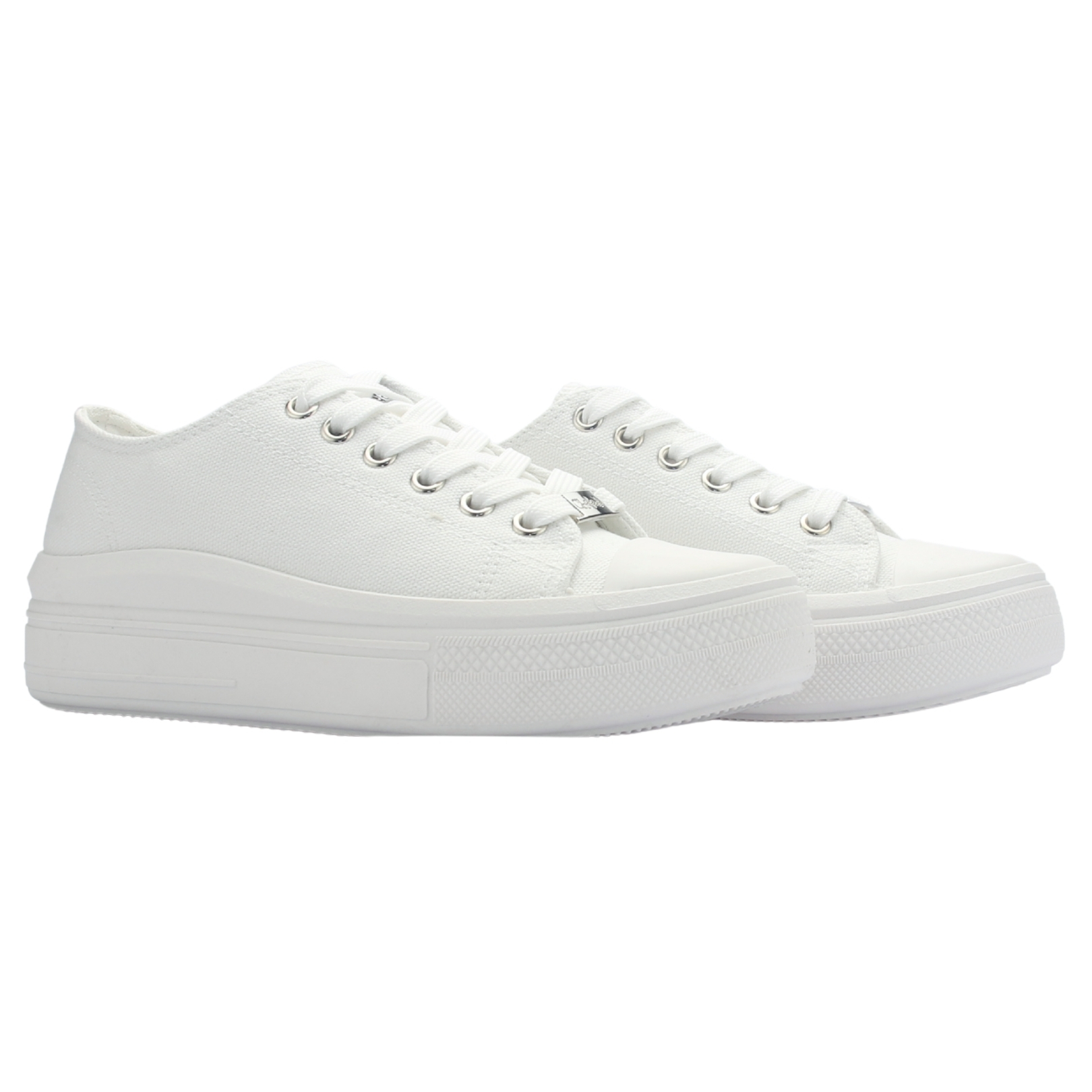 ZAPATILLAS MUJER CHALADA URBANAS BLANCO CLU-10 PLATAFORMA - 5