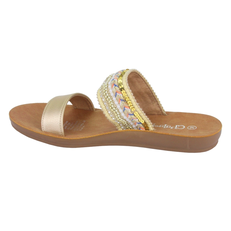 SANDALIAS MUJER CHALADA BEIGE QUANTA-2 MODA - 2