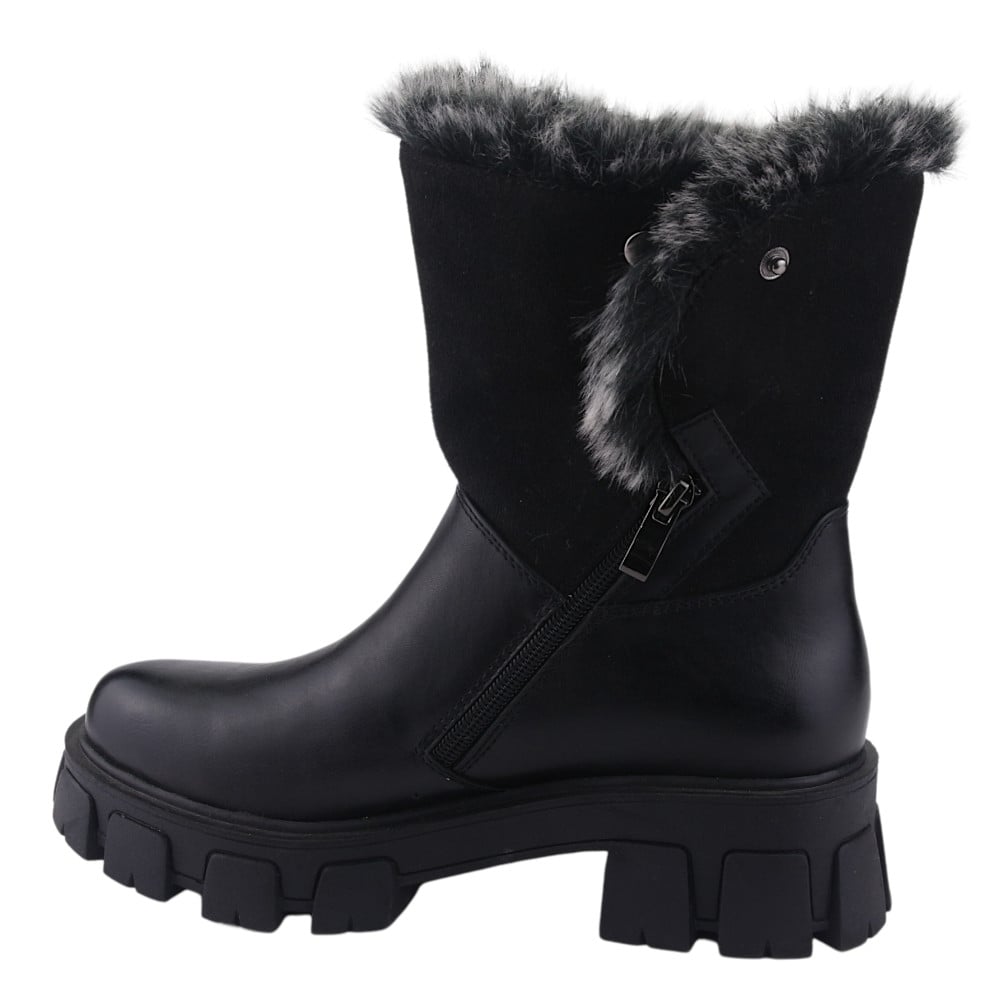 BOTIN CHALADA MUJER FLOYD-3 NEGRO CASUAL - 2