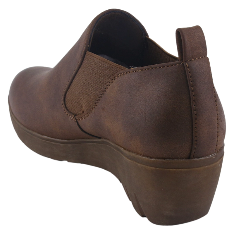 ZAPATO CHALADA MUJER TANDA-31 TOSTADO CASUAL - 4