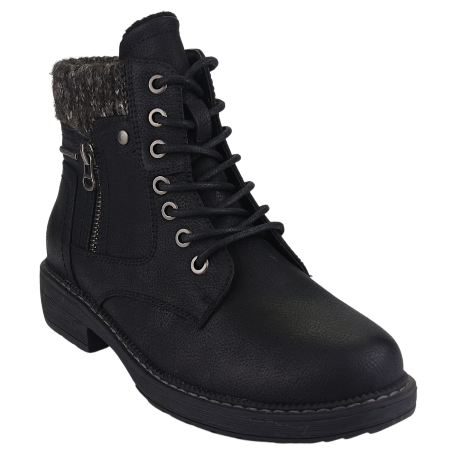 BOTIN CHALADA MUJER ARMY-50 NEGRO CASUAL - 3