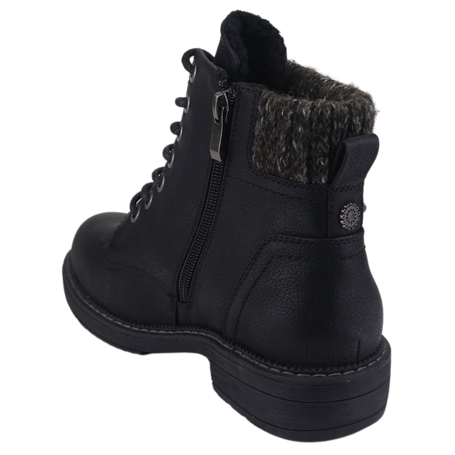 BOTIN CHALADA MUJER ARMY-50 NEGRO CASUAL - 4