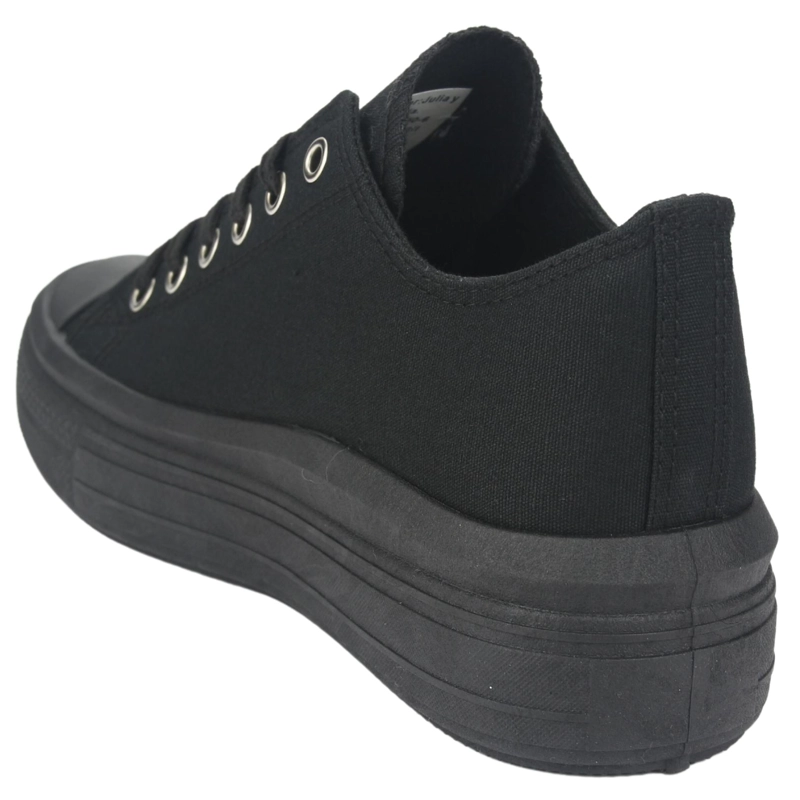 ZAPATILLAS MUJER CHALADA URBANAS NEGRO CLU-10 PLATAFORMA - 4