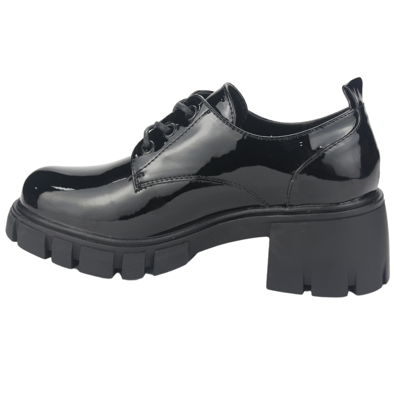ZAPATO CHALADA MUJER JUSTY-1 NEGRO CASUAL - 2