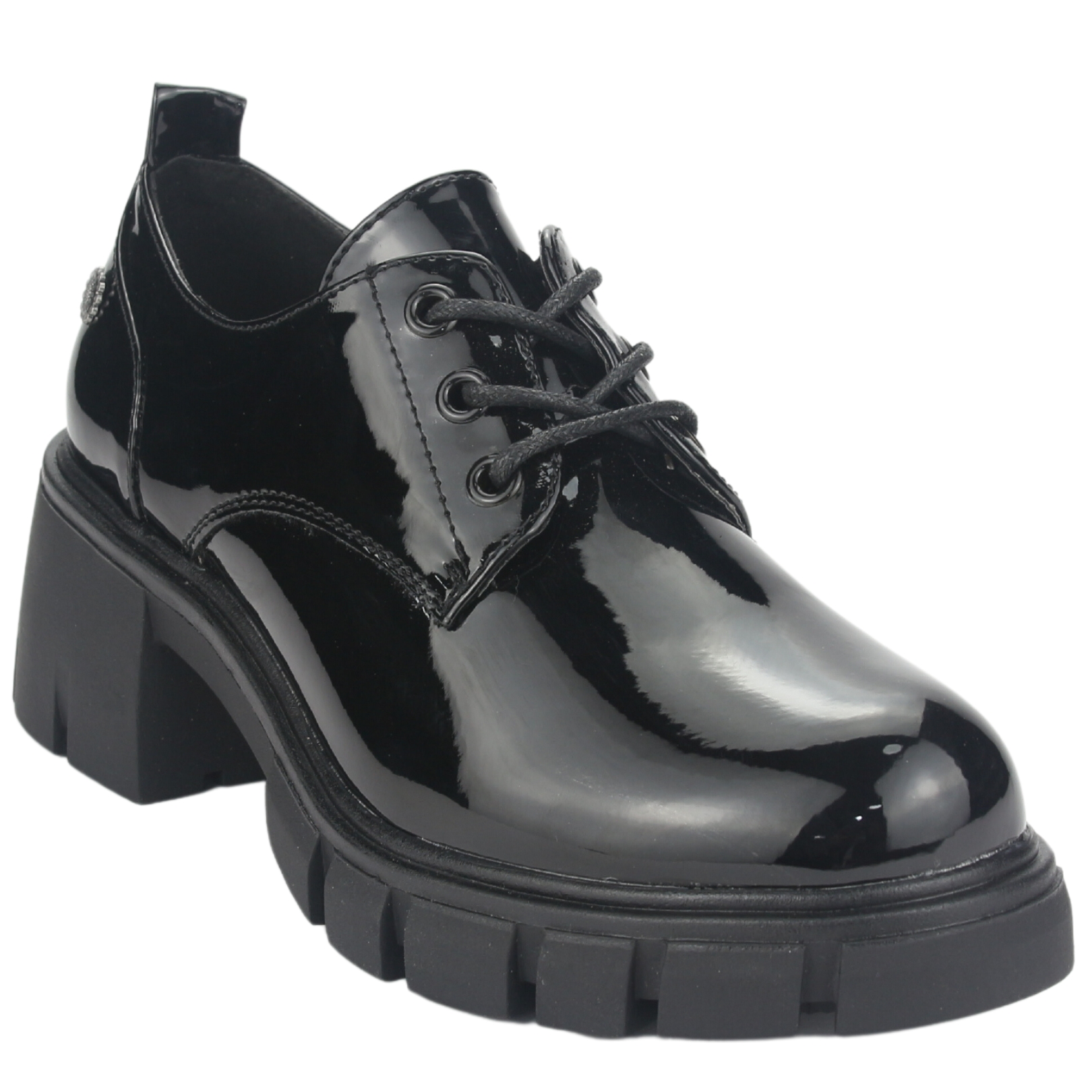 ZAPATO CHALADA MUJER JUSTY-1 NEGRO CASUAL - 3