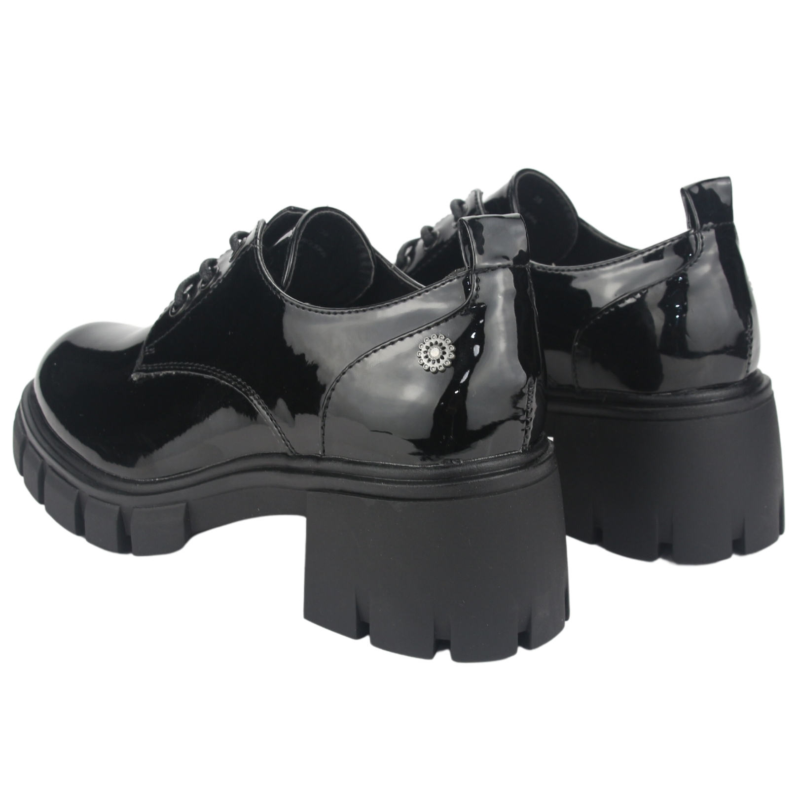 ZAPATO CHALADA MUJER JUSTY-1 NEGRO CASUAL - 6