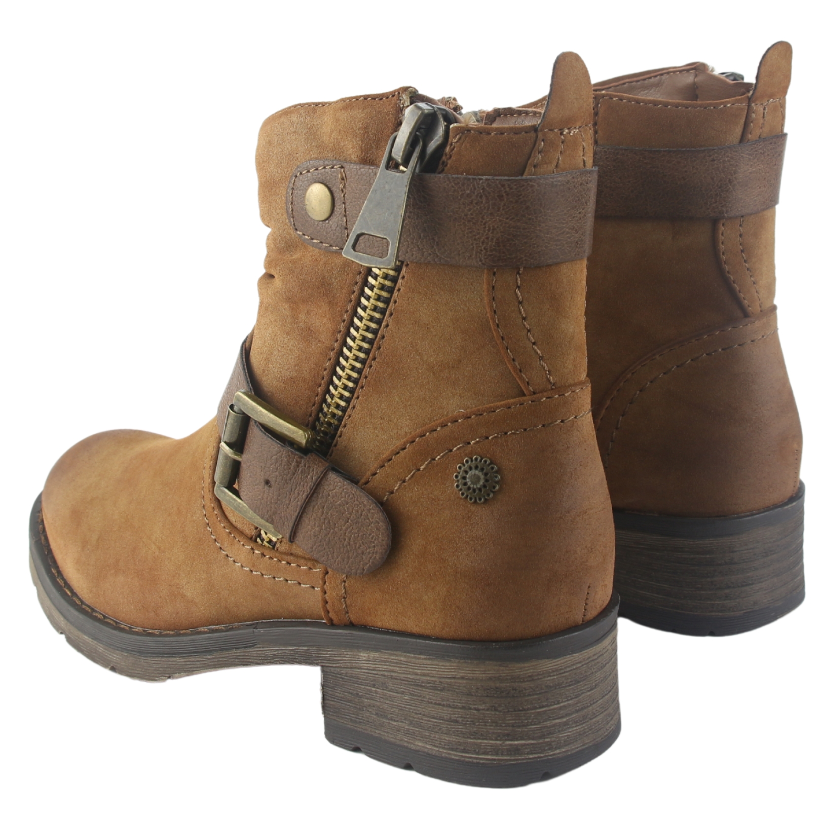 BOTIN CHALADA MUJER TORRI-11 CAMEL CASUAL - 6