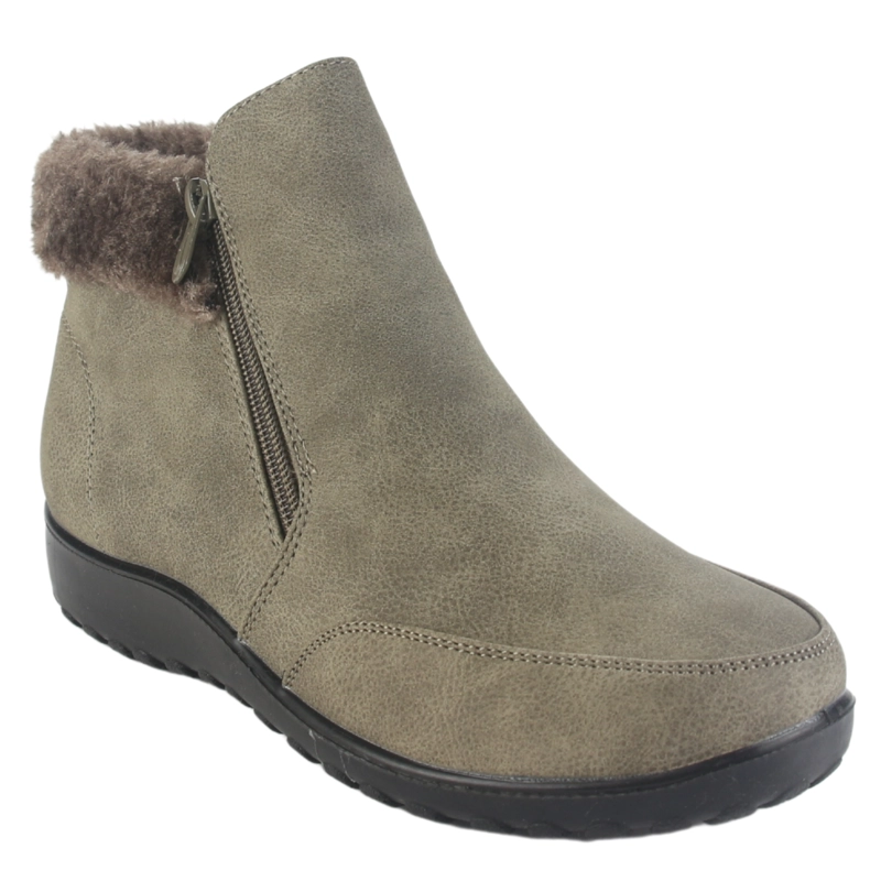 BOTIN CHALADA MUJER PUBA-1 KHAKI CASUAL - 3
