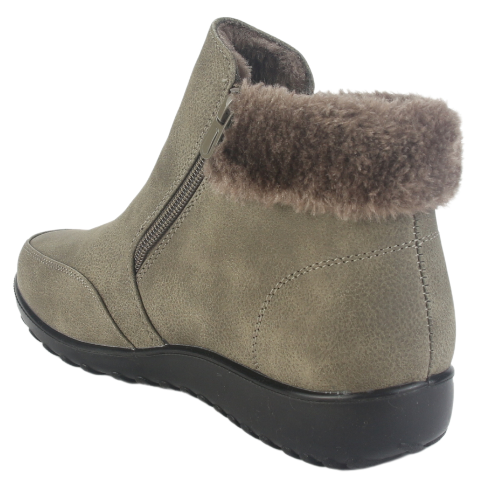 BOTIN CHALADA MUJER PUBA-1 KHAKI CASUAL - 4