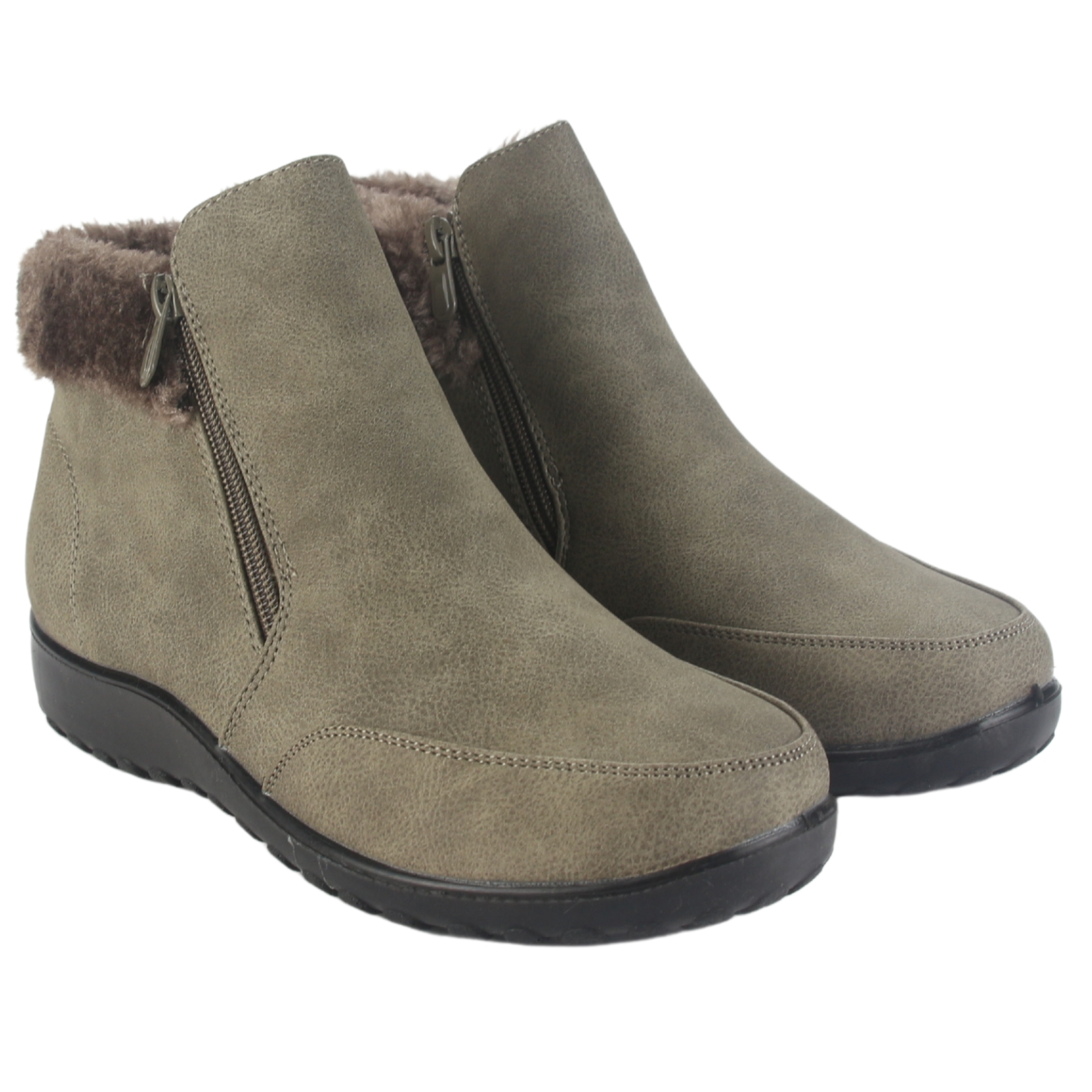 BOTIN CHALADA MUJER PUBA-1 KHAKI CASUAL - 5