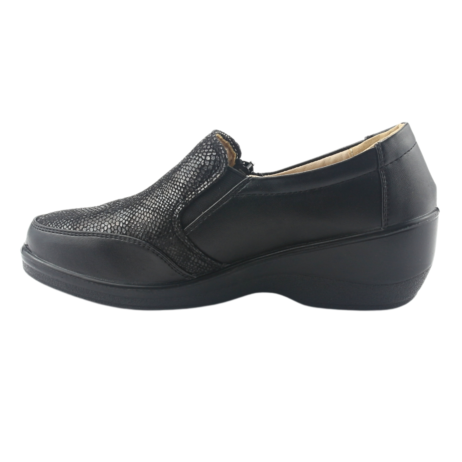 ZAPATO CHALADA MUJER ZLAT-2 NEGRO CASUAL - 2
