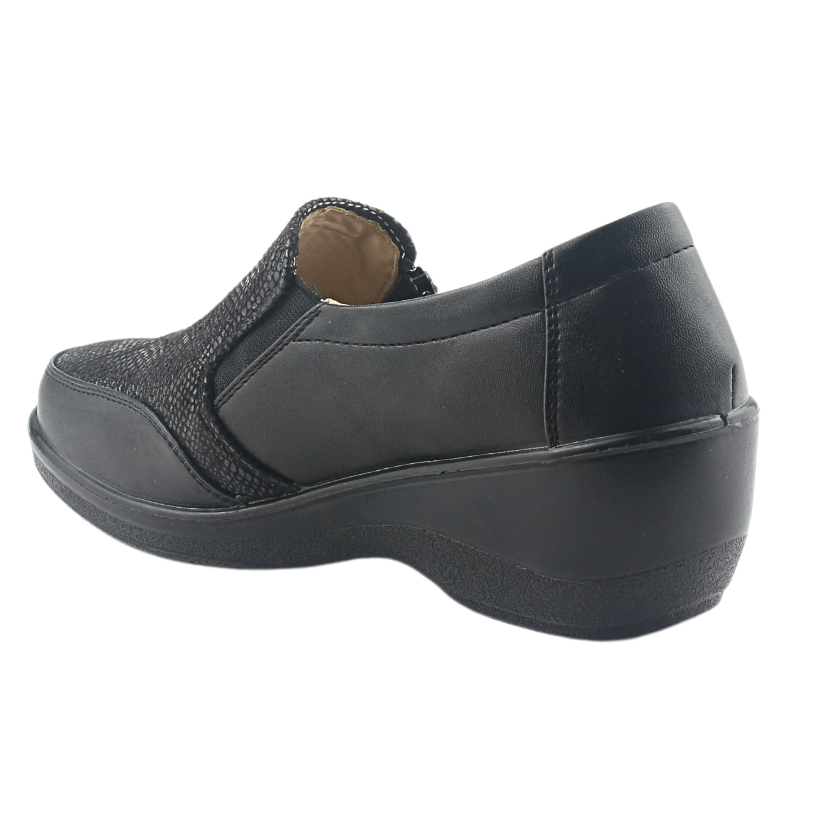 ZAPATO CHALADA MUJER ZLAT-2 NEGRO CASUAL - 5
