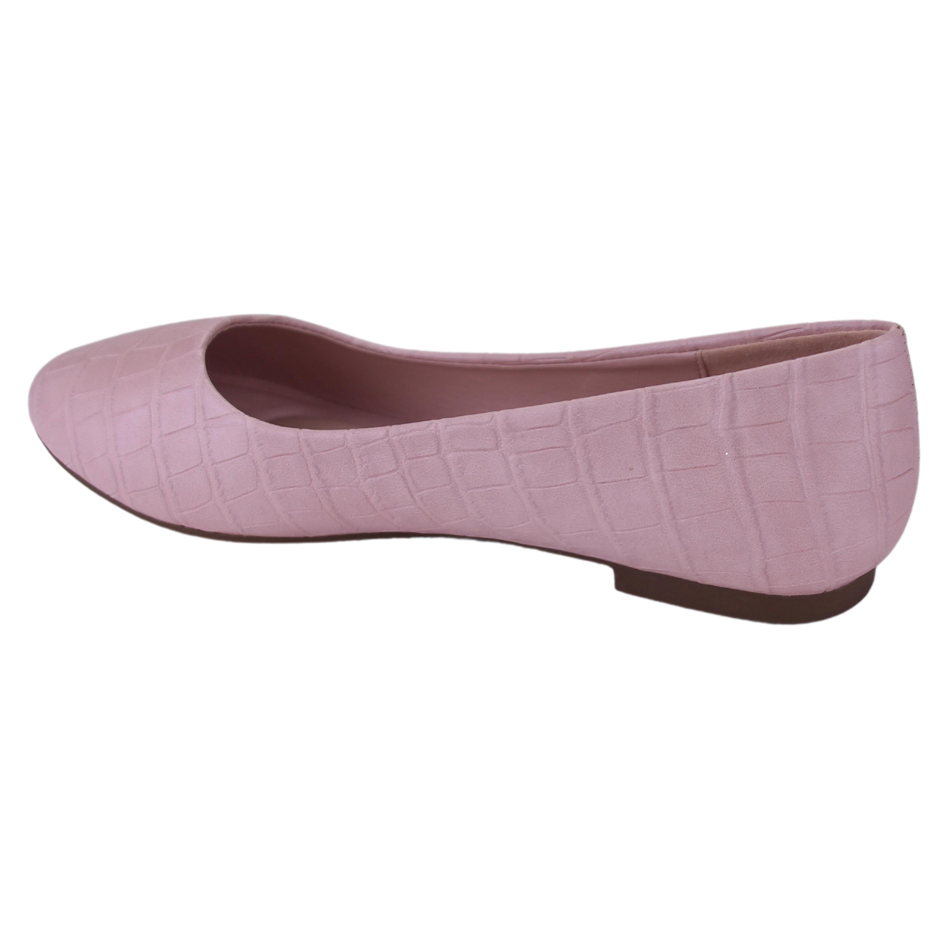 BALLERINA CHALADA MUJER NATHAN-41 ROSADO CASUAL - 2