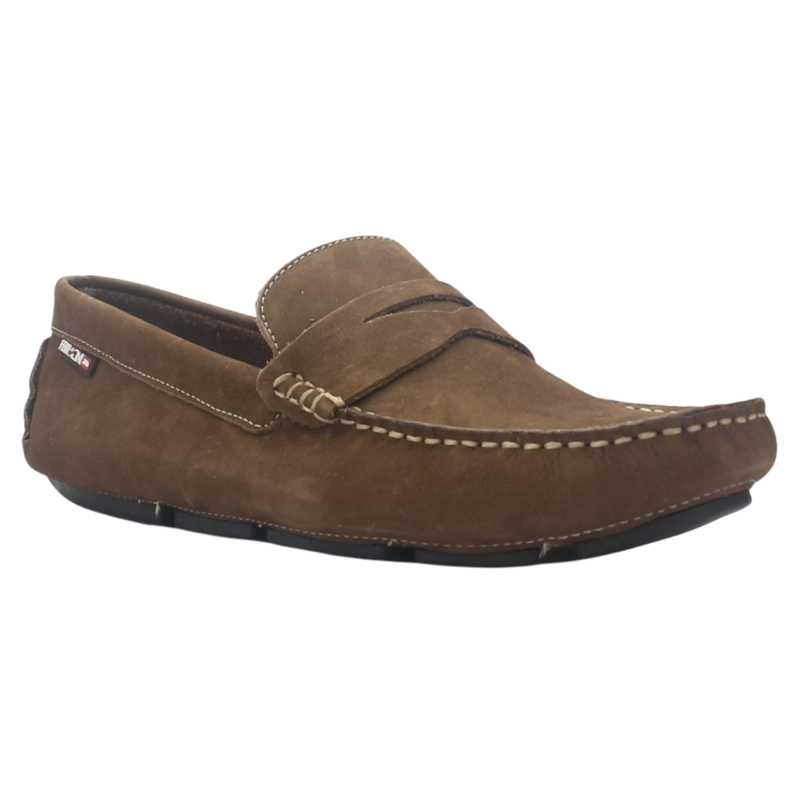 MOCASINES HOMBRE FERRACINI CUERO MALI 2770 URBANO CAFE - 3