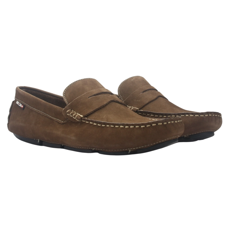 MOCASINES HOMBRE FERRACINI CUERO MALI 2770 URBANO CAFE - 7