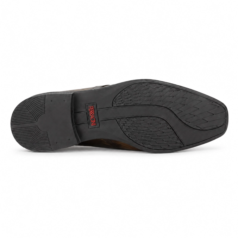 ZAPATO FERRACINI HOMBRE 4349 FRANKFURT CAFE  CASUAL - 5