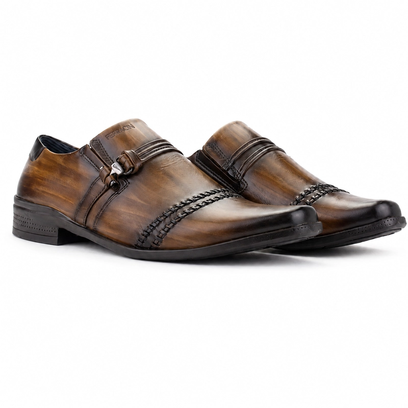 ZAPATO FERRACINI HOMBRE 4349 FRANKFURT CAFE  CASUAL - 6