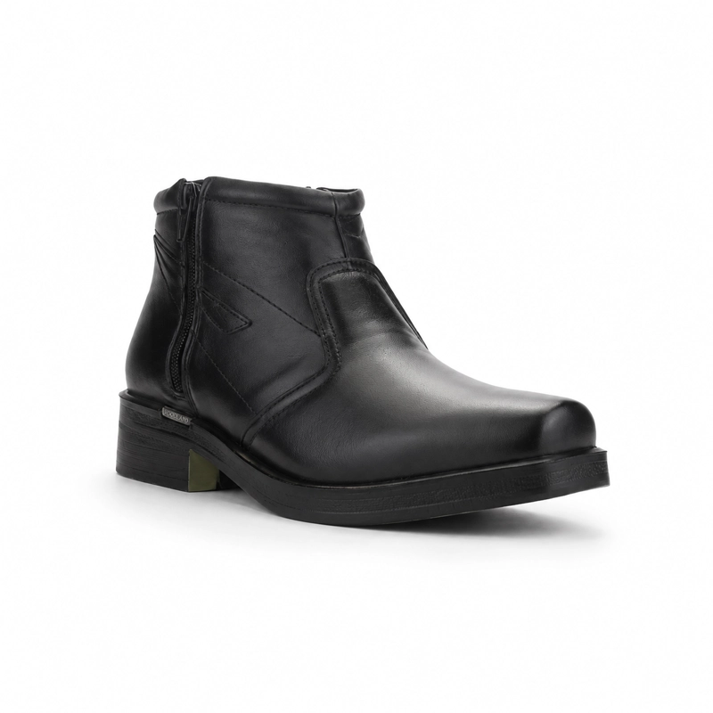 BOTAS HOMBRE FERRACINI CUERO NEGRO URBAN 6674 CASUAL - 3