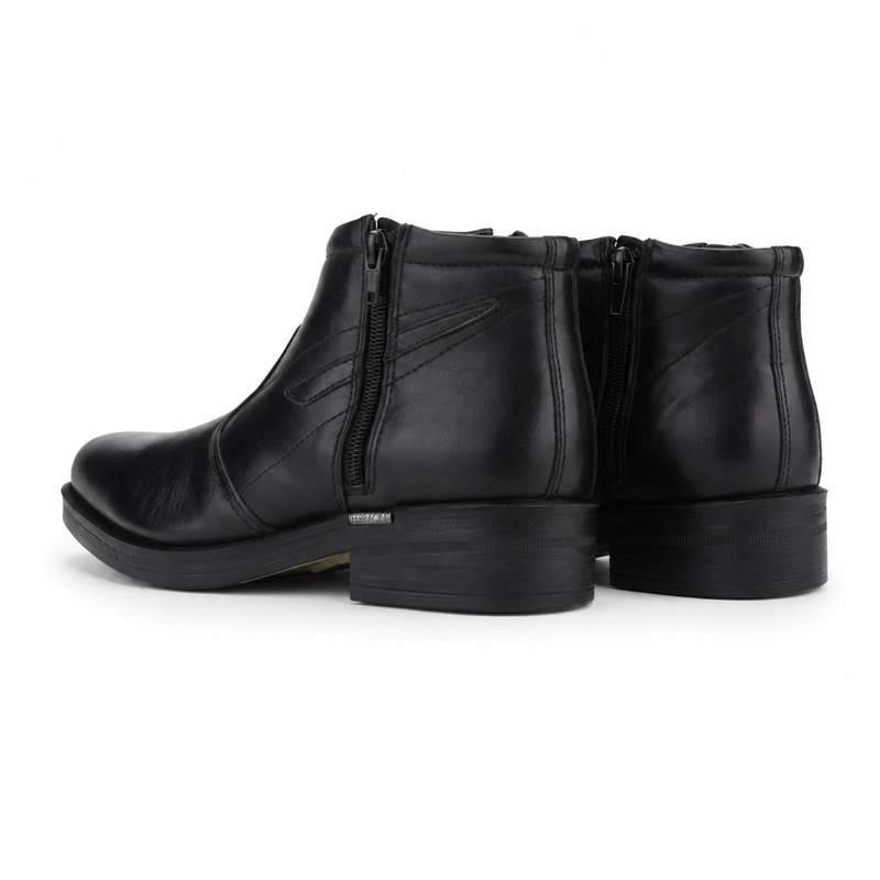 BOTAS HOMBRE FERRACINI CUERO NEGRO URBAN 6674 CASUAL - 6