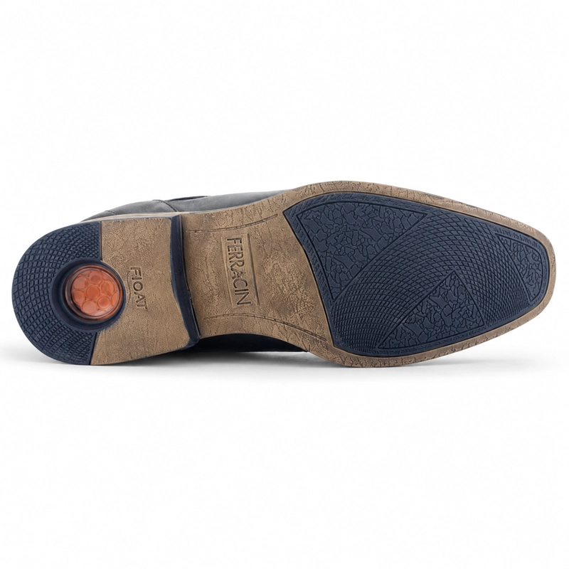 ZAPATO FERRACINI HOMBRE 6067 DERBY NEGRO MATTE CASUAL - 6