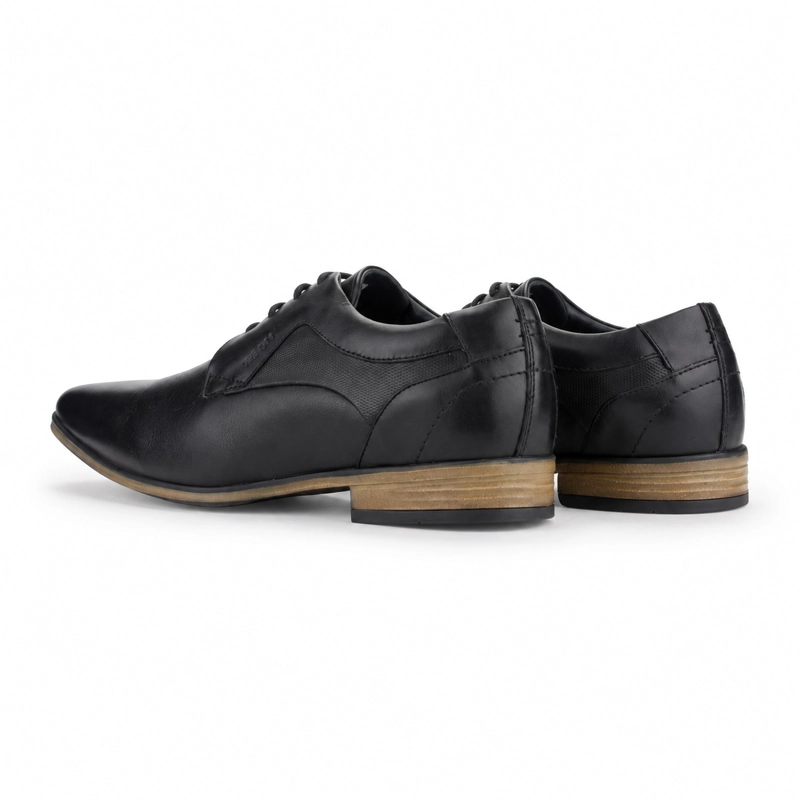 ZAPATO FERRACINI HOMBRE 6067 DERBY NEGRO MATTE CASUAL - 8