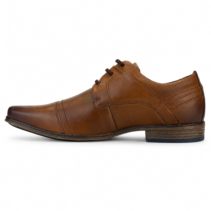 ZAPATO FERRACINI HOMBRE 6065 DERBY CAFE  CASUAL - 2
