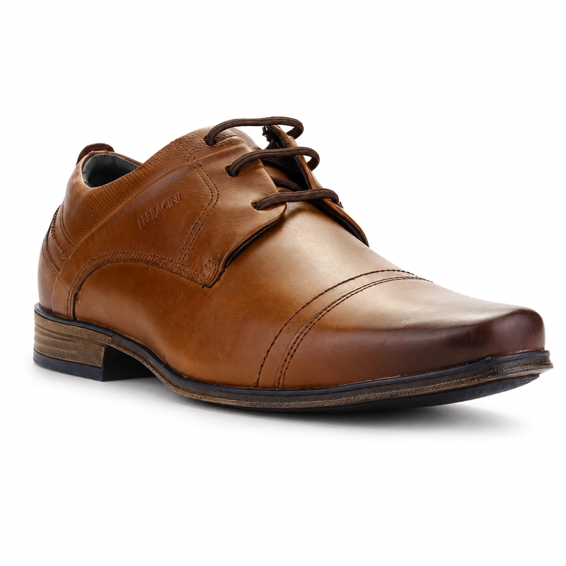ZAPATO FERRACINI HOMBRE 6065 DERBY CAFE  CASUAL - 3
