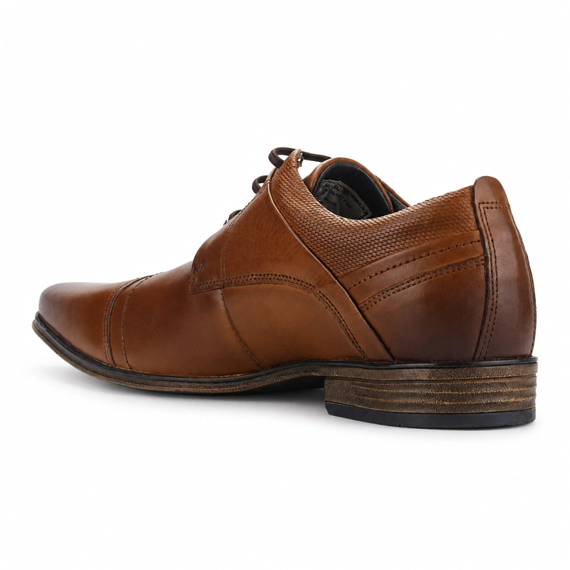 ZAPATO FERRACINI HOMBRE 6065 DERBY CAFE  CASUAL - 4