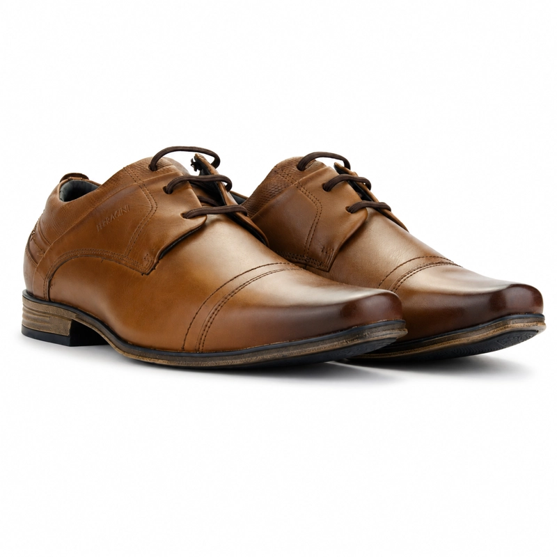 ZAPATO FERRACINI HOMBRE 6065 DERBY CAFE  CASUAL - 7
