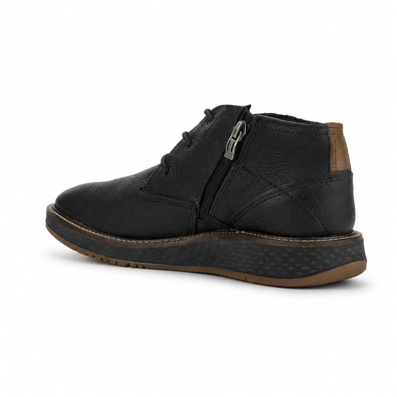 BOTIN FERRACINI HOMBRE 3300 PLAY NEGRO CASUAL - 4