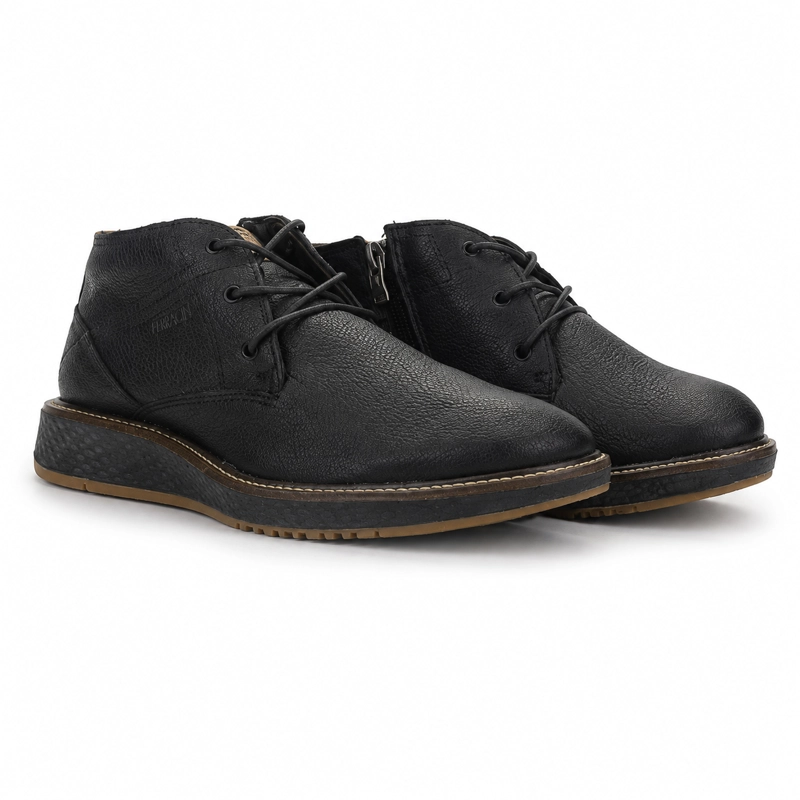 BOTIN FERRACINI HOMBRE 3300 PLAY NEGRO CASUAL - 6