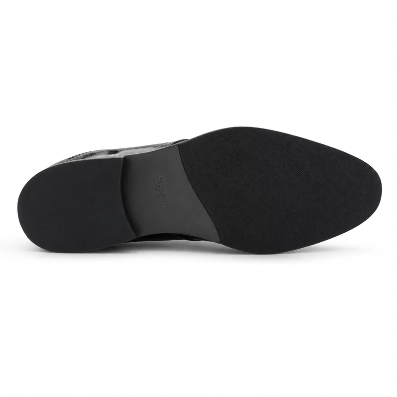 ZAPATO FERRACINI HOMBRE 5659 CARAVAGGIO NEGRO CHAROL CASUAL - 6