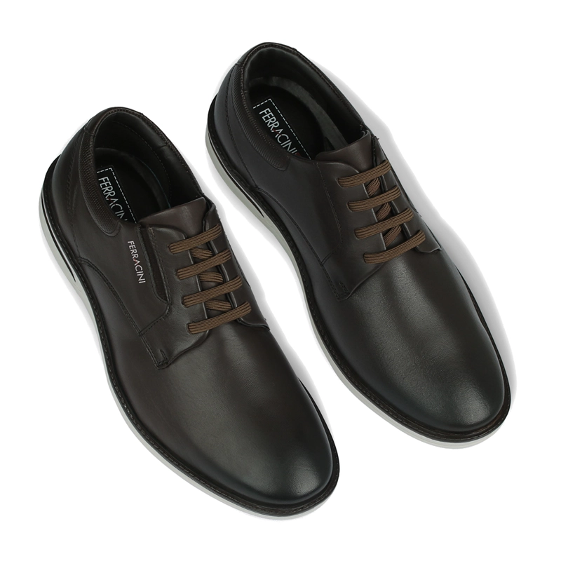 ZAPATO FERRACINI HOMBRE 3618 MONTERREY CAFE  CASUAL - 4