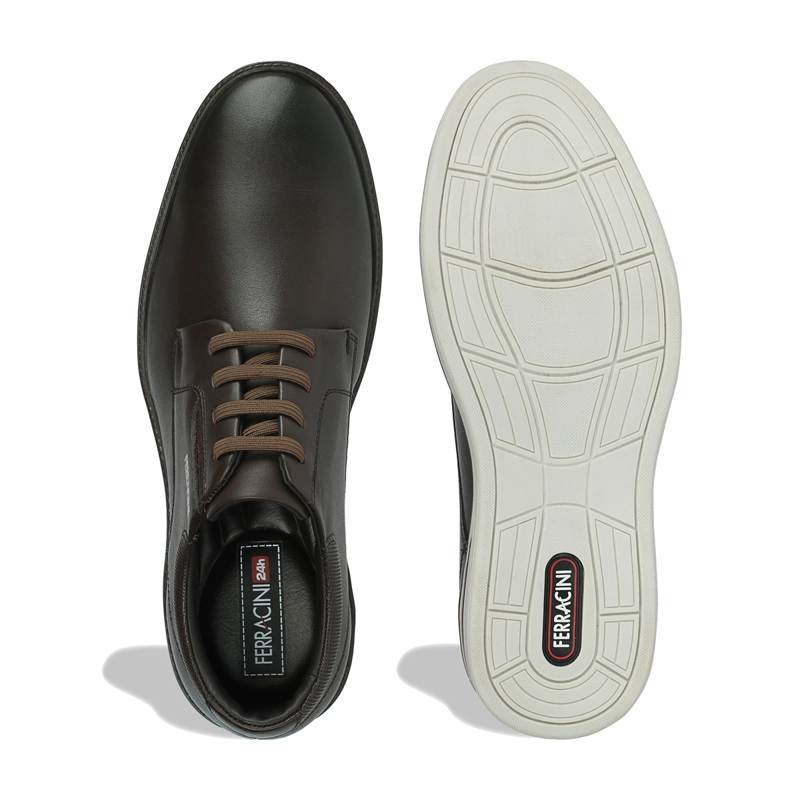 ZAPATO FERRACINI HOMBRE 3618 MONTERREY CAFE  CASUAL - 5