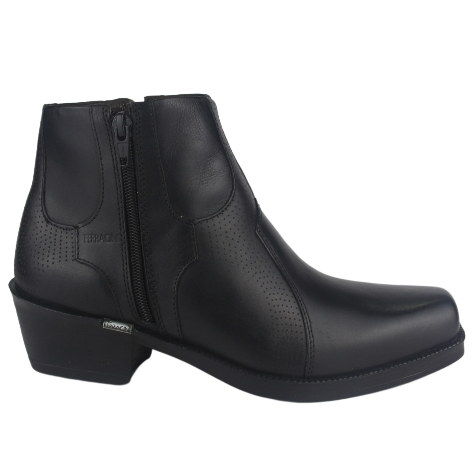 BOTIN FERRACINI HOMBRE 9015 NEW COUNTRY NEGRO CASUAL - 1