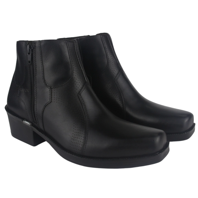 BOTIN FERRACINI HOMBRE 9015 NEW COUNTRY NEGRO CASUAL - 5
