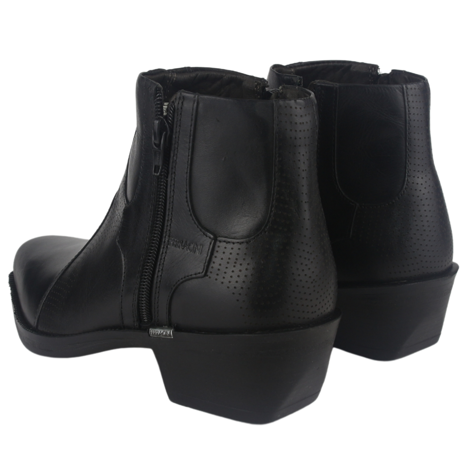 BOTIN FERRACINI HOMBRE 9015 NEW COUNTRY NEGRO CASUAL - 6
