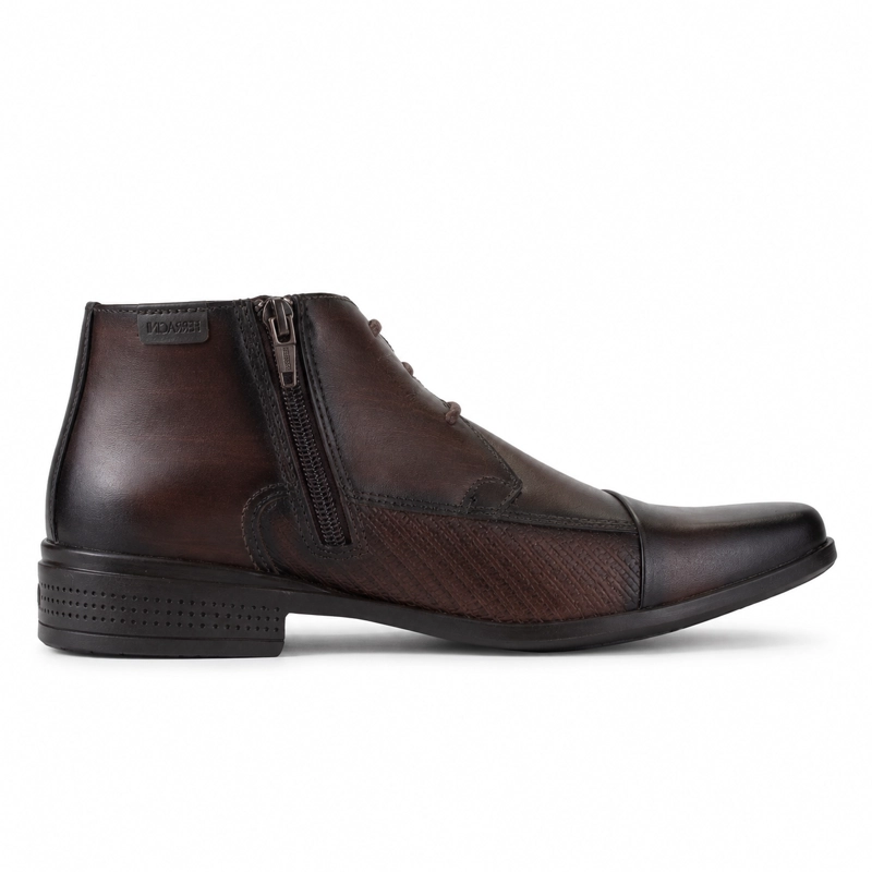 BOTIN FERRACINI HOMBRE 4363 FRANKFURT TOSTADO CASUAL - 1