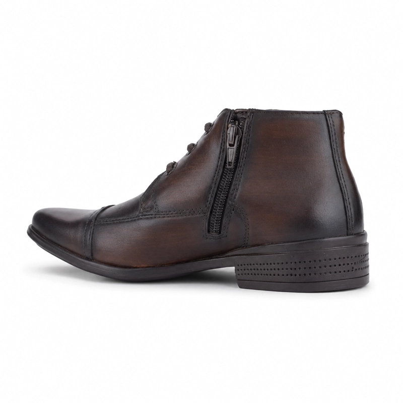 BOTIN FERRACINI HOMBRE 4363 FRANKFURT TOSTADO CASUAL - 4