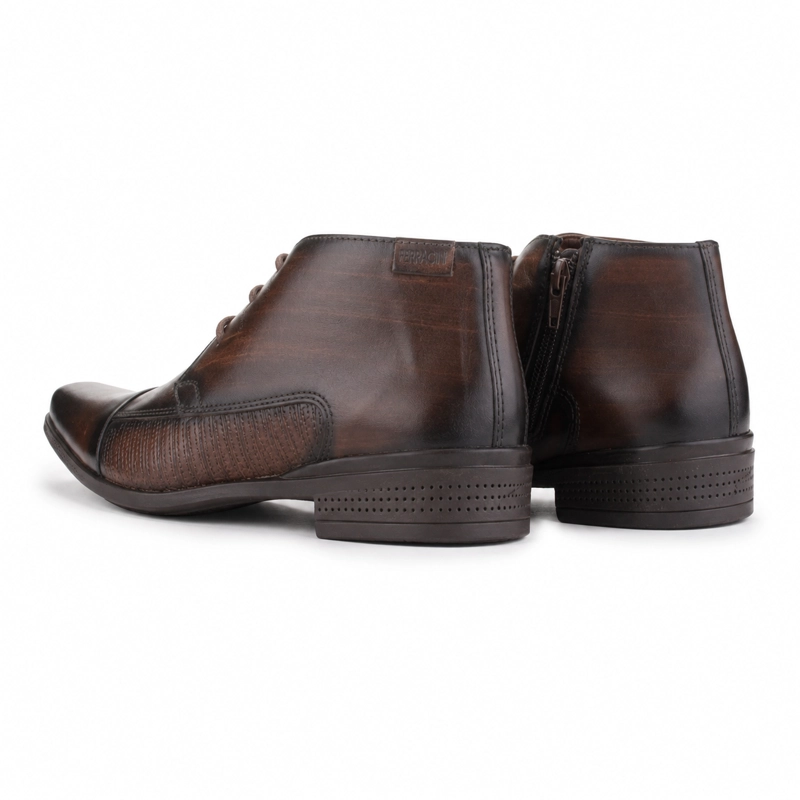 BOTIN FERRACINI HOMBRE 4363 FRANKFURT TOSTADO CASUAL - 7