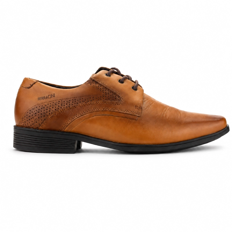 ZAPATO FERRACINI HOMBRE 6503 PIXEL CAFE  CASUAL - 1