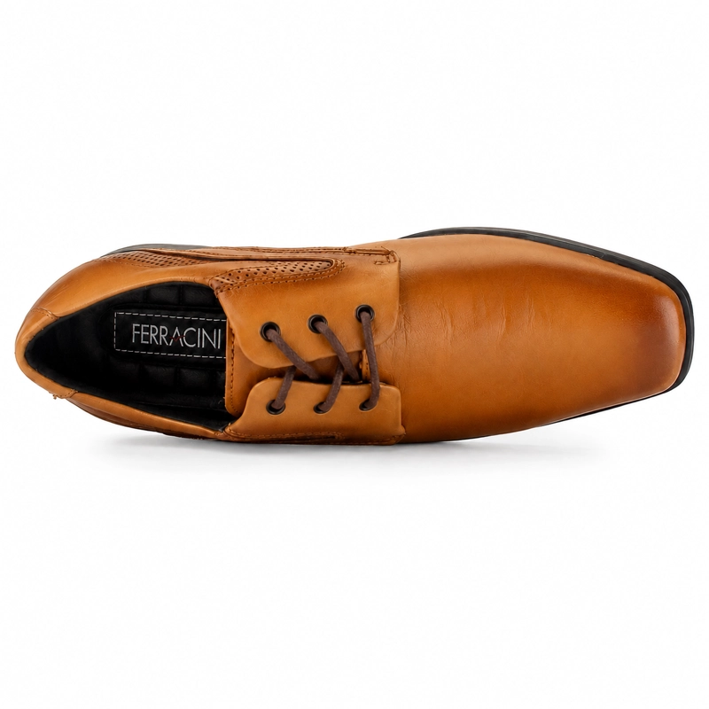 ZAPATO FERRACINI HOMBRE 6503 PIXEL CAFE  CASUAL - 5