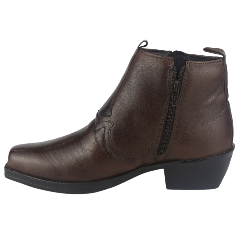 BOTAS HOMBRE FERRACINI CUERO CAFÉ NEW COUNTRY 8907 T CASUAL - 2