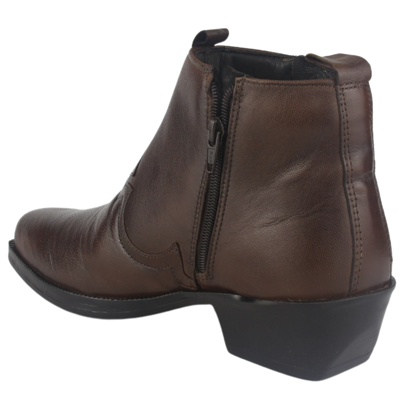 BOTAS HOMBRE FERRACINI CUERO CAFÉ NEW COUNTRY 8907 T CASUAL - 4