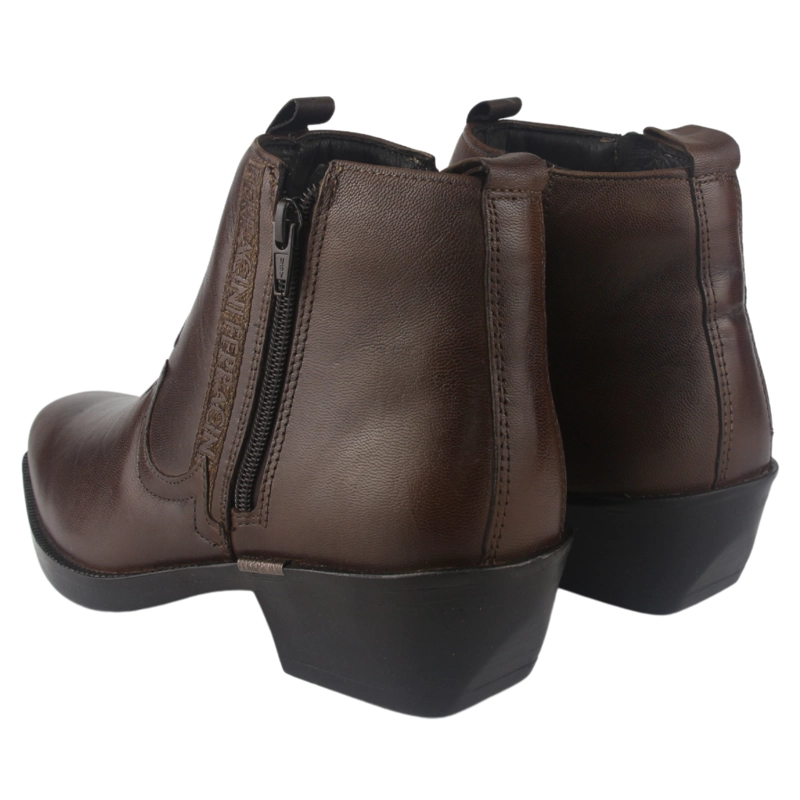 BOTAS HOMBRE FERRACINI CUERO CAFÉ NEW COUNTRY 8907 T CASUAL - 6