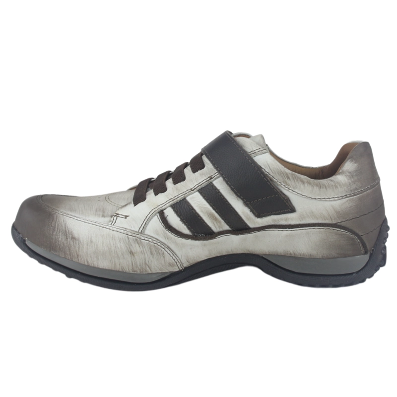 ZAPATILLAS HOMBRE FERRACINI URBANAS GRIS ECO DRY 8360-55 CUERO - 2