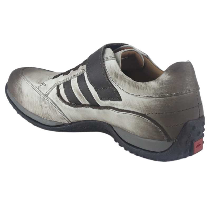ZAPATILLAS HOMBRE FERRACINI URBANAS GRIS ECO DRY 8360-55 CUERO - 4
