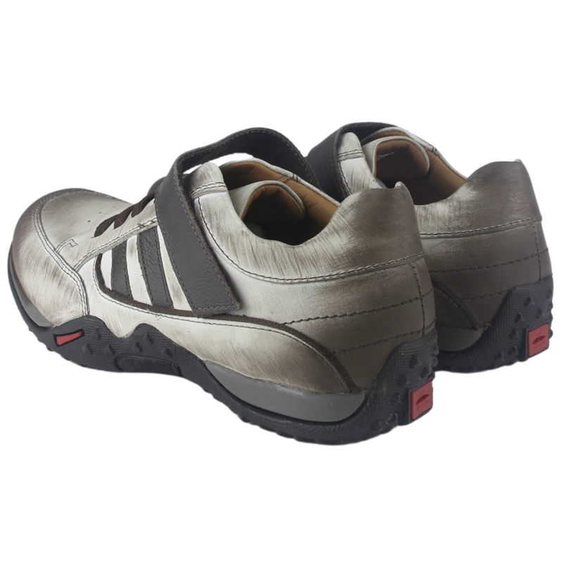 ZAPATILLAS HOMBRE FERRACINI URBANAS GRIS ECO DRY 8360-55 CUERO - 6